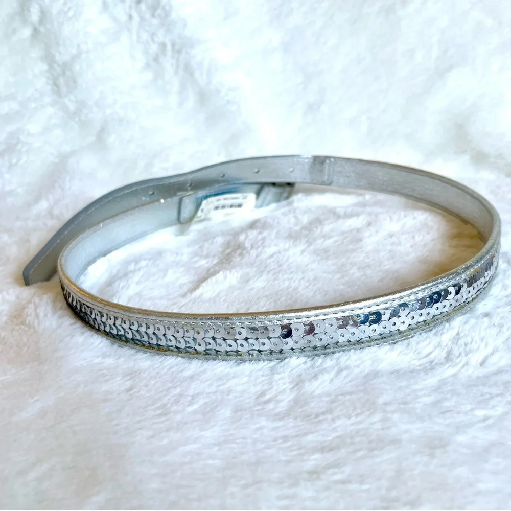 MICHAEL Michael Kors Sequin Skinny Belt